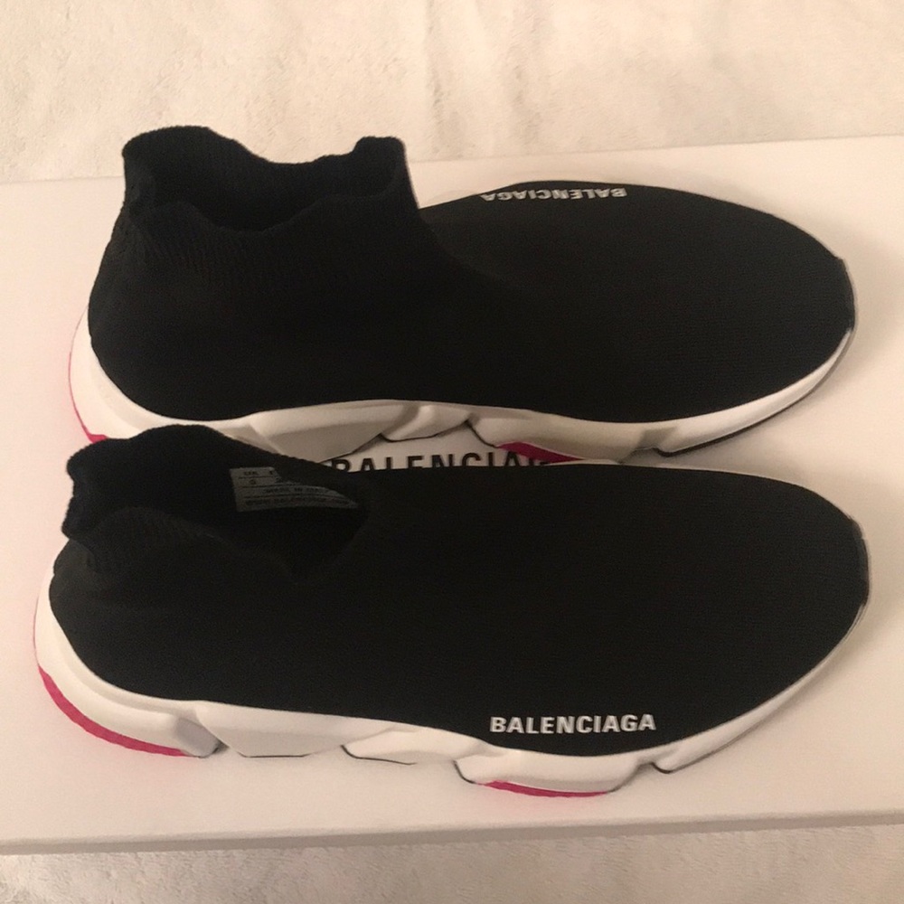 Balenciaga black and pink in color hard to findπ₯ - Picture 1 of 8